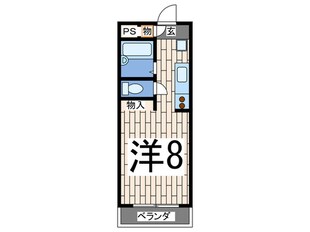 カーサ７０３の物件間取画像